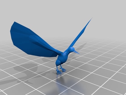 MOLTRES POKEMON 3D model 3D printable